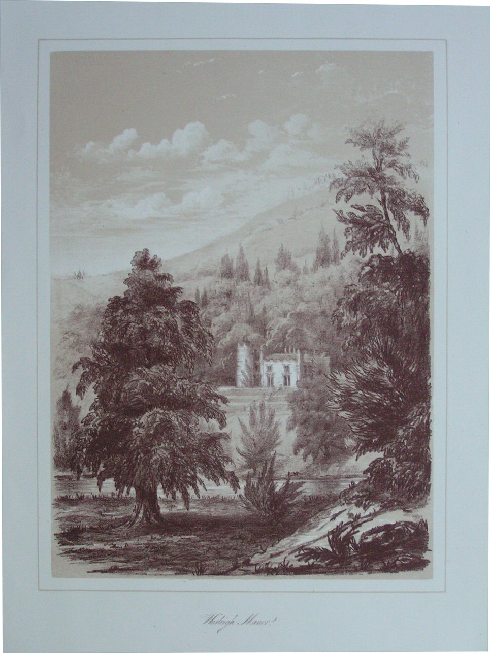 Lithograph - Warleigh Manor
